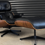 Vitra Sessel neu gepolstert und in Leder bezogen