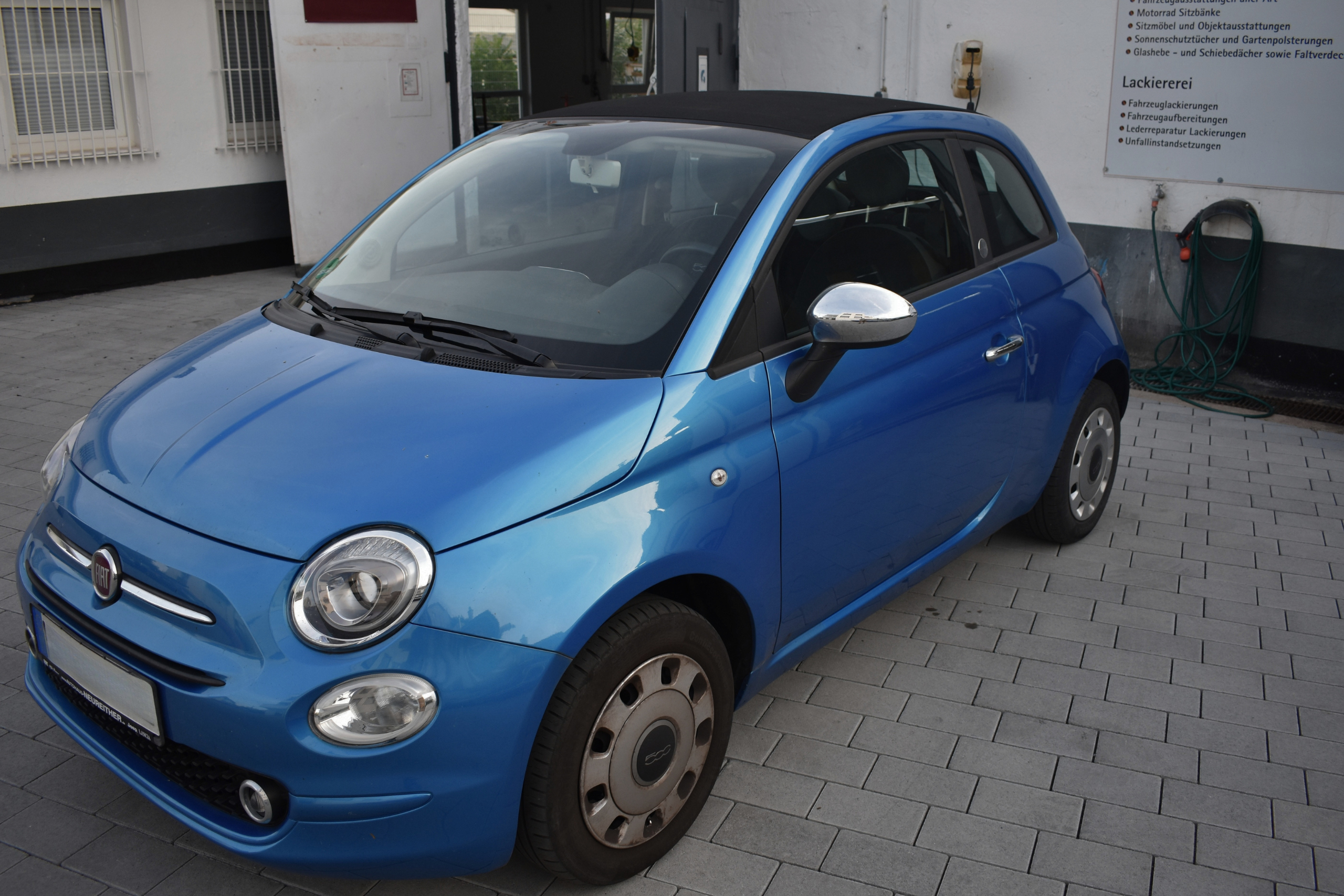 Fiat 500 Cabrio Verdeck defekt